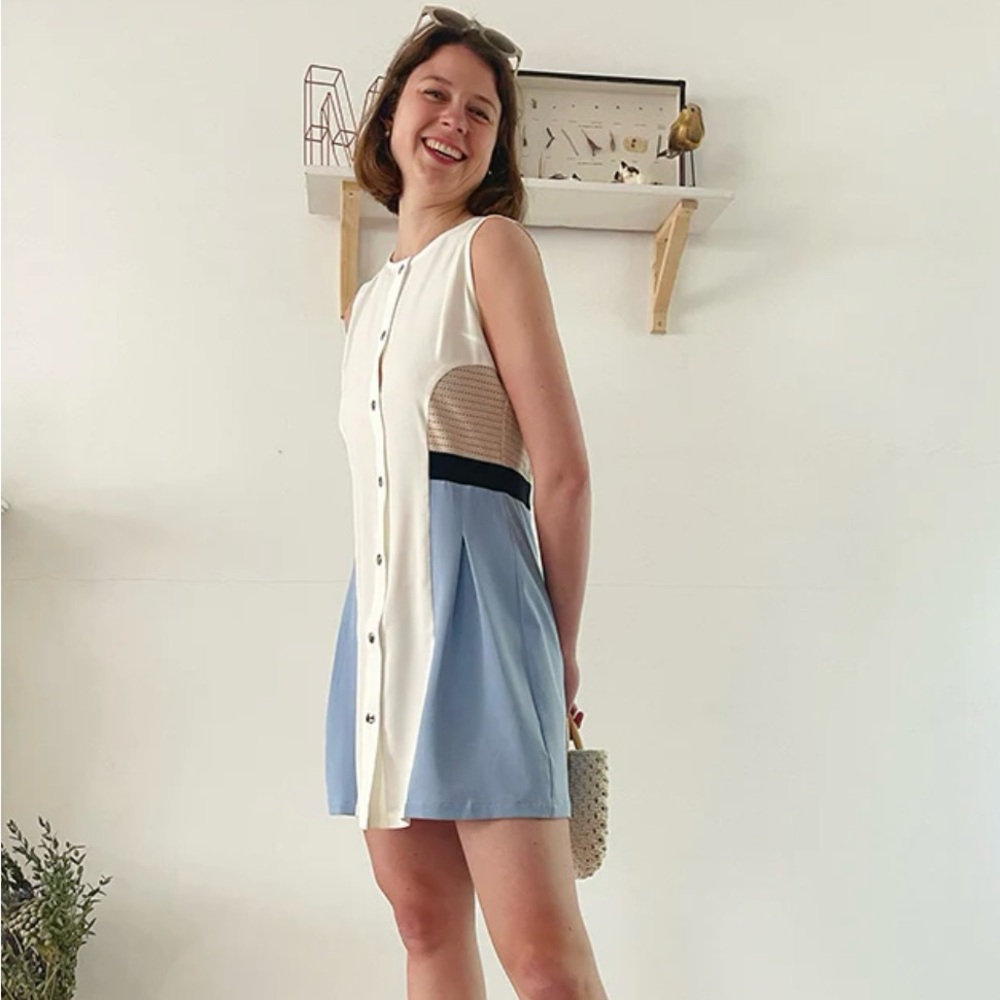 Miss Patina Wimbledon dress (blue)